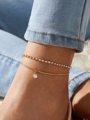 Zirconia Anklet Bracelet