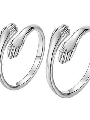 Alloy Simple Hug Ring