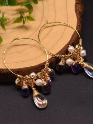 Pearl Crystal Earrings