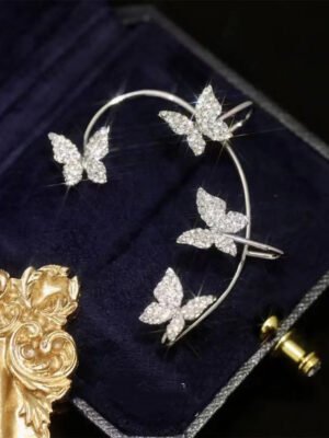 Earring Butterfly Ear Clip