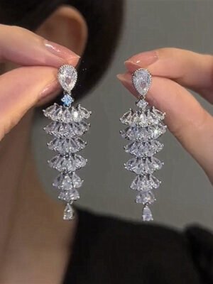 Xmas Tree Plant Earrings